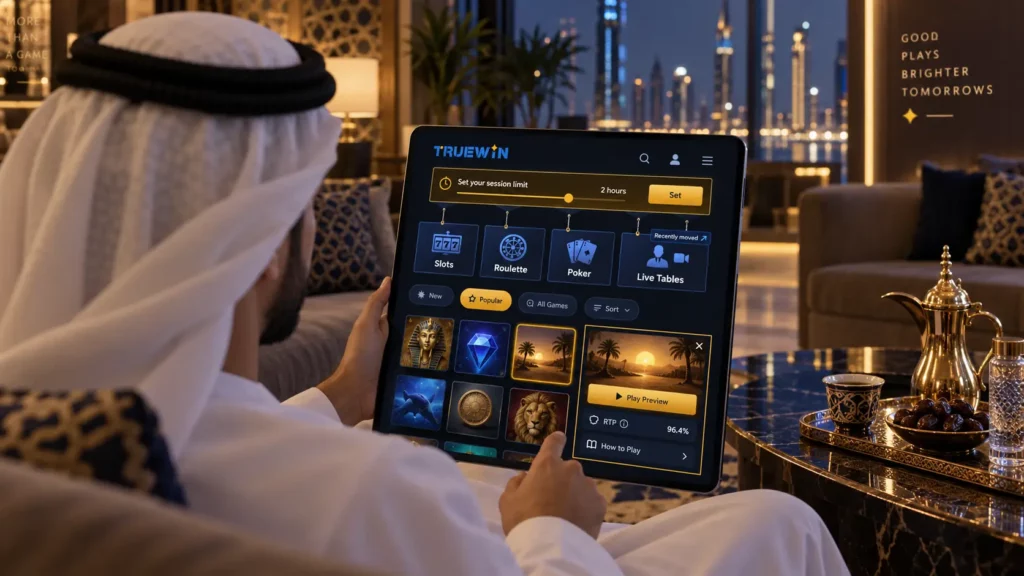 Casino Lobby and Game Categories