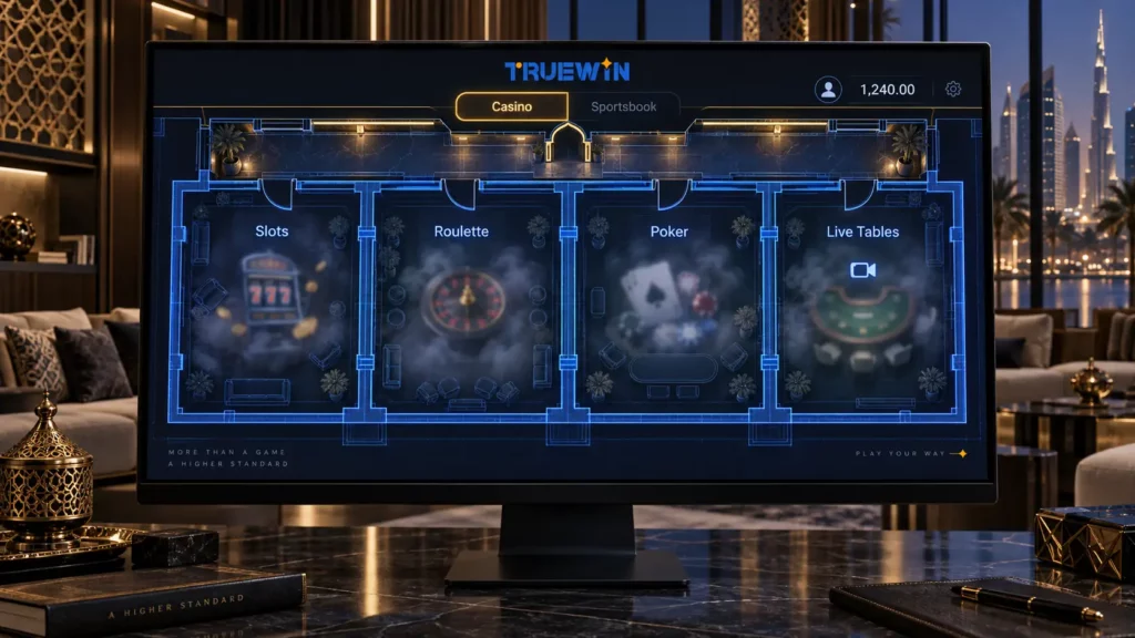 TrueWin Casino Games and Live Tables