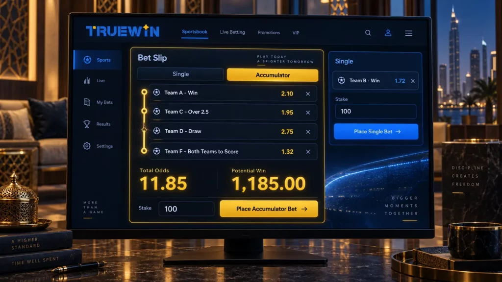 Using the Bet Slip